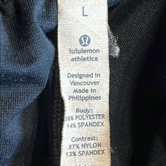 Lululemon Blue and White Lined Polka Dot Athletic Casual Shorts Men’s L - Picture 2 of 9